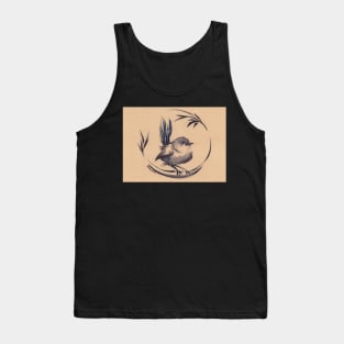 Fairy Wren - Watercolor Painting of a Fairy Wren Bird by Rebecca Rees Tank Top